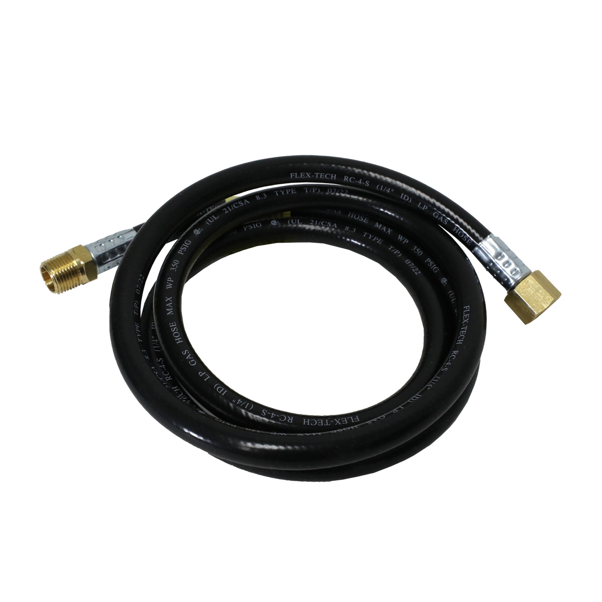 Mr. Heater, 5ft. LP Hose, 3/8in. MPT x 3/8in. FPT, Low Pressure, Included (qty.) 1 Compatible With F276136 Model# F276124